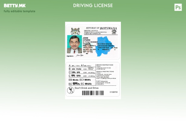 Модерен стил Боцвана dl шаблон